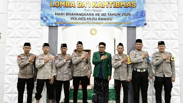 Lomba Da’i Kamtibmas di Hari Bhayangkara ke-80, Kapolres Musi Rawas : Melalui Dakwah Sebagai Sarana Menyampaikan Pesan Kamtibmas untuk Masyarakat
